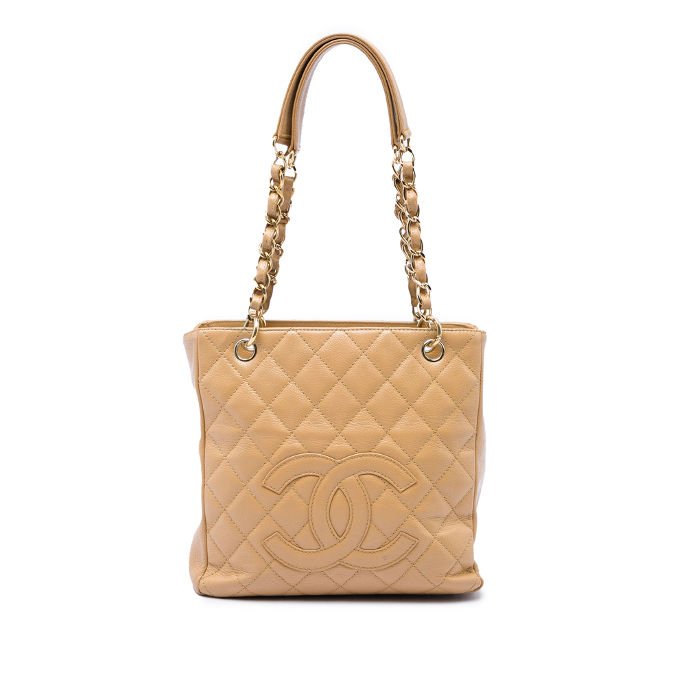 Pre-Loved Chanel Caviar Petite Shopping Tote